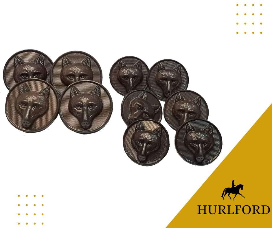 Brown Foxhead Button Sets