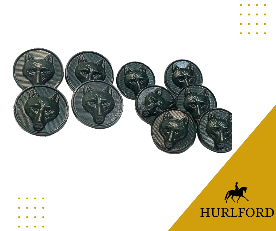 Foxhead Button Set Green