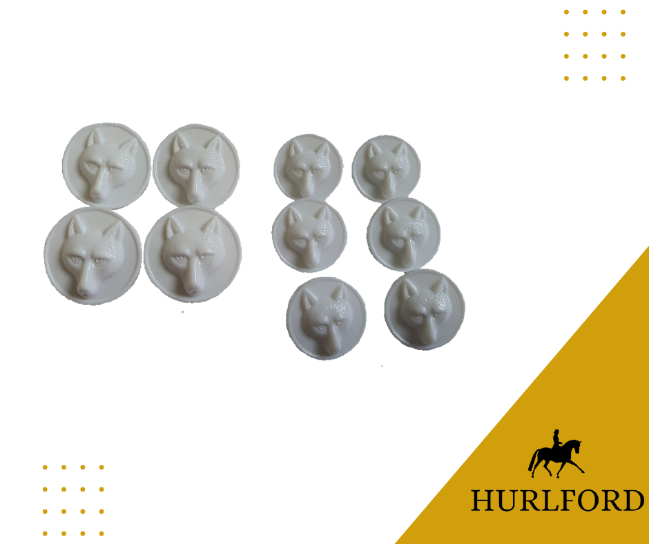 Foxhead Button Set White